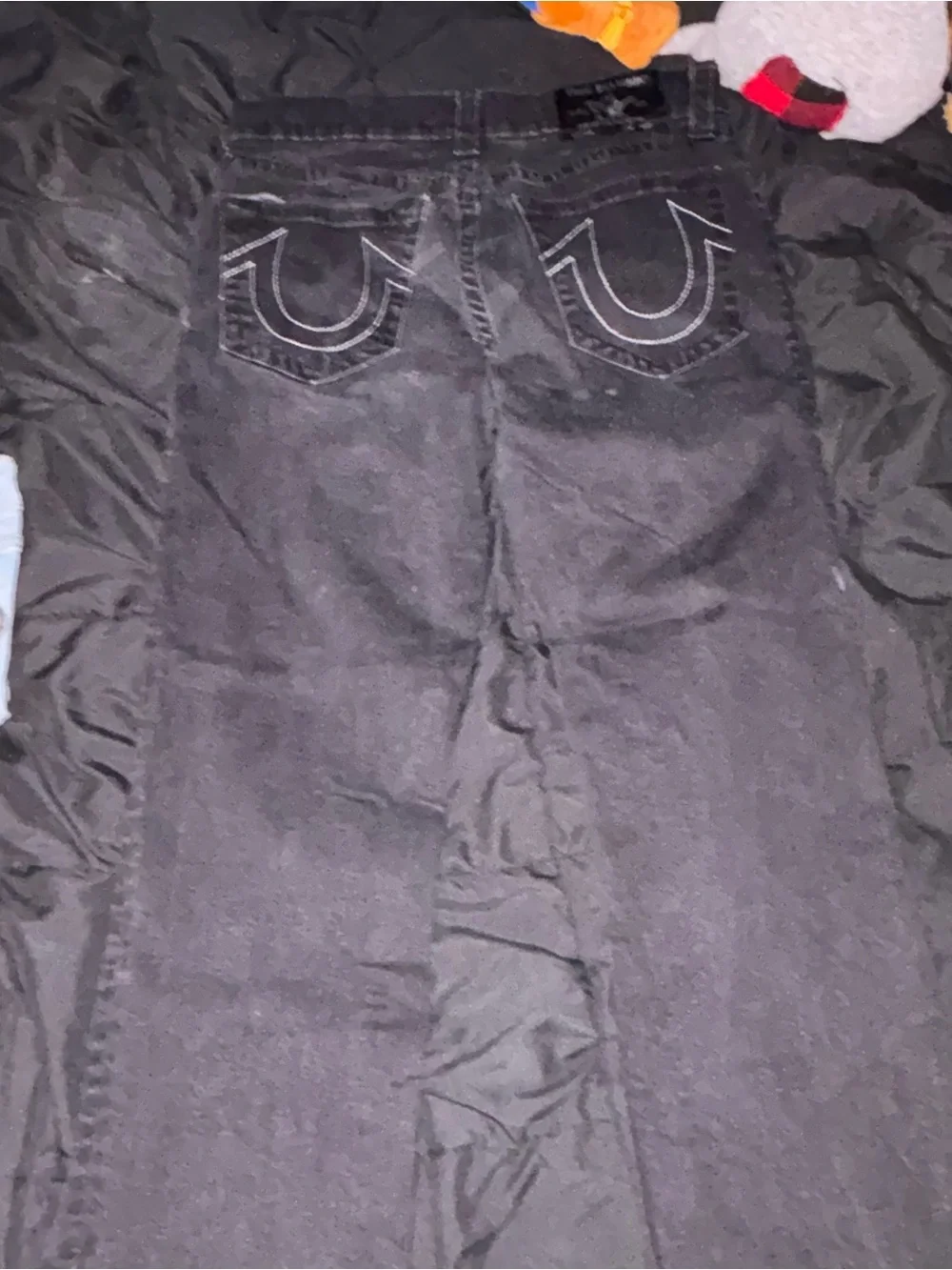 True Religion Black Seam-Front Leggings